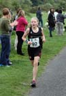 Chantelle Ree (Tynedale) aged 12 wins the under-13s race during the Prudhoe Miners Race.
